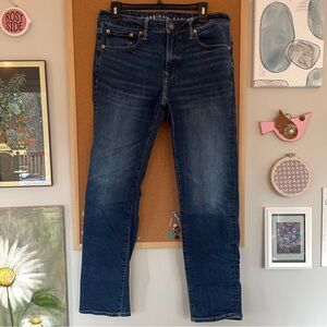 American Eagle Airflex+ Blue Denim Jeans 32x32